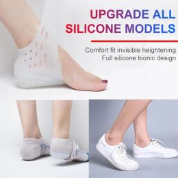 Tool 1 Pair Invisible Height Increase Silicone Socks 2/3/4/5cm Outdoor Foot Protection Men Women Orthopaedic Arch Support Feet Care