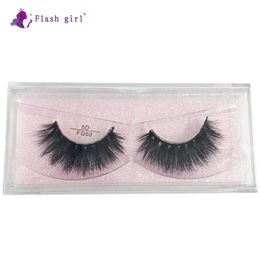 1 pair Cotton Band Faux Silk Hair Full strip eyelash 100% Mink Natural Thick False Eyelashes handmade Lashes Makeup Extension