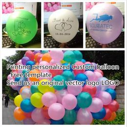 Custom Your Own Party balloons Personalized balloon Print Your Name for Wedding birthday baby shower Advertising Balloons 240411