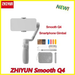 Gimbals ZHIYUN Smooth Q4 Smartphone Stabilizer 3Axis Handheld Gimbal for iPhone 13 pro max HUAWEI Redmi Xiaomi Phone For Vlog Video