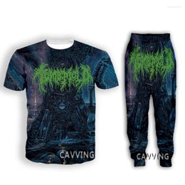 Men's Tracksuits TOMB Mould 3D Print Casual T-shirt Pants Jogging Trousers Suit Clothes Women/ Sets