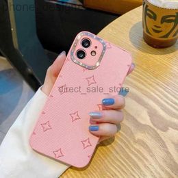 luxury Phone Cases for iPhone 15 pro 14 13 12 11 pro max X XR XS XSMAX case PU leather shell designer With metal frame for Camera len 7 colour