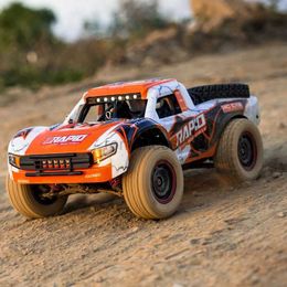 Electric/RC Car Q130 RC Car 1/14 70KM/H 4WD Off-road Brushless Motor Remote Control Cars High Speed Drift PickupTruck Adults Kids Toys 240424