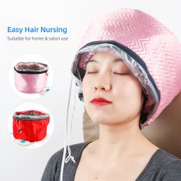 Tools Electric Hair Thermal Treatment Beauty Steamer SPA Nourishing Hair Care Cap Waterproof Antielectricity Control Heating Baked Oi