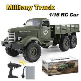 Cars JJRC 1/16 RC Truck High Simulation Military Climbing Car 6WD OffRoad 2.4G Remote Control Army Trucks Toys for Adults Kids Gifts