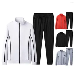 Men's Tracksuits Sports Long-sleeved Suit Loose And Casual Suitable For All Body Types No Restrictions On Size.