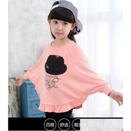 T-Shirts 2023 New Arrival Kids Clothings Children Tops Tees Girl Top Quality Cute Baby Printed Flower Fashion Selling Drop Delivery Ma Ot4U2
