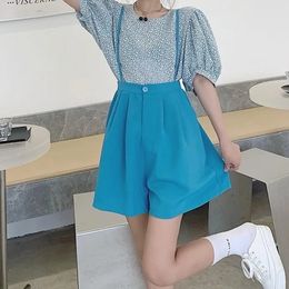 Summer Fashion Two Piece Set Ladies Sweet Short Sleeve Tops Printing Straight Young Style Overalls Womens Clothing 240422