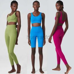 Active Sets 2/3 Pieces Fitness Yoga Set Women Solid Colour Lycra Workout Gym Suit Breathable Quick Dry Running Sportswear Pilates Clothing 240424