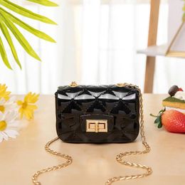 Bag 2024 Summer Jelly Bags Woman Mini Cute Clear Chain Transparent Messenger Girls Bolsa Black Pink Red Small Handbags