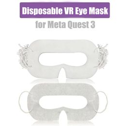 Glasses 100Pcs Universal Disposable VR Eye Mask for Meta Oculus Quest 3 for Quest 2 VR Headset Accessories Sweat Breathable Eye Cover