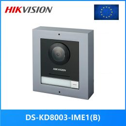 Doorbells Hikvision IP Video intercom,DSKD8003IME1(B),multilanguage 802.3af POE Villa IP Module Doorbell,Door Station,Door phone