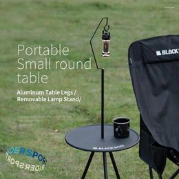 Camp Furniture Blackdog Outdoor Portable Small Round Table Ultra Light Aluminum Alloy Camping With Frame