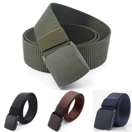 Belts Childrens Belt Men Women Boys Nylon Outdoor Tactical Belts Anti Allergy Students Sport Military Training Waistband Wholesale 240423