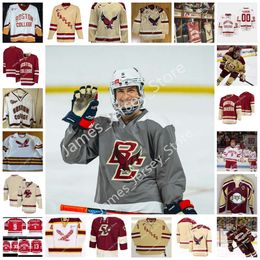 Kob NCAA Stitched Custom Boston College Eagles Hockey Jersey Brian Leetch 13 Cam Atkinson 10 Brian Boyle 22 Paul Carey 4 Brooks Orpik Johnn