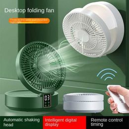 Other Appliances Portable wall mounted charging USB with remote control electric folding fan night light air cooler for household use J0423