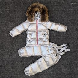 Clothing Sets Winter Children's Warm Down Baby Boy Snow Suits Waterproof Sport Toddler Girls Ski Outfits Outdoor Kids Clothes