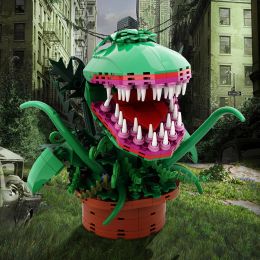 Blocks Moc Audrey II Flower Building Blocks Ideal Galaxy Outer Space Carnivorous Plant Alien DIY Model Bricks Kids Toys Sets Gift Adult