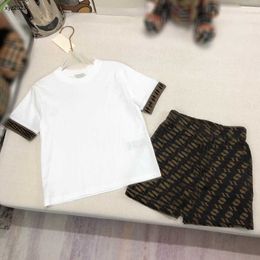 Fashion baby tracksuits Summer boys Short sleeved suit kids designer clothes Size 100-160 CM T-shirt and Alphabet printed shorts 24April