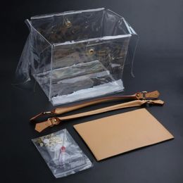 Clear PVC DIY Bag Handbag Making Handmade Gift Bag Craft Accessory 240418