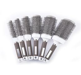 Multisize Ceramic Iron Round Comb High Temperature Resistant Professional Hair Dressing Brushes Hair Styling Tool H jllvpH7816305