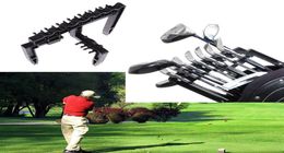 Golf 9 Iron Club Holder Goft Rod Rack Fit for Any Size of Golf Clubs Golf Training Aids Outdoor Accessories24631569577