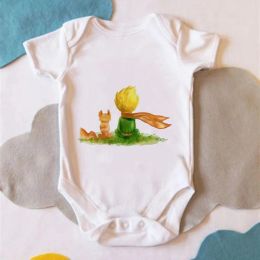 One-Pieces Little Prince and Fox Print Newborn Clothes 2021 New Style Aesthetic Baby Girl Baby Boy Bodysuit Harajuku Trend Ropa Bebe