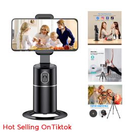 Sticks Auto Tracking Phone Holder 360° Rotation Motion Tracking Mount Selfie Tracking Tripod For Vlogging,Streaming Gimbal Stabilizer