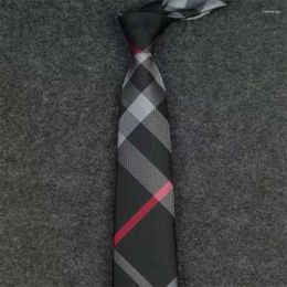 Cravat 2024 Men slipsar Fashion Silk Tie Designer Slittan Jacquard Classic Woven Handmased For Wedding Casual and Business
