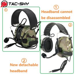 Protector TACSKY COMTAC II Tactical Headphones Hearing Protection Electronic Noise Reduction Airsoft Shooting Earmuffs COMTAC Headset