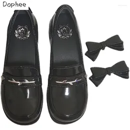 Dress Shoes Japanese Style Jk Uniform Lolita Students Autumn Round Head Preppy PU Leather Slip On For Women