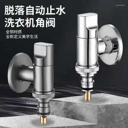 Bathroom Sink Faucets Save Space Washing Machine Faucet Copper G1/2 G3/4 Wall Mounted Chrome Plated Black Cold Water Outlet Basin