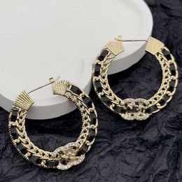 Luxury High-end Jewelry Top Earrings Premium and Fashionable Earrings with Unique and Modern Design Girl's Love Channel Earrings