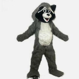 2024 Performance Raccoon Mascot Costume Fancy Dress for Men Women Halloween Outdoor Outfit Suit Mascot for Advertising Suits