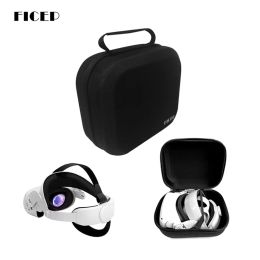 Glasses FICEP Bag For Oculus Quest 2 /meta quest 3/ Pico 4 Case Portable Boxes VR Headset Travel Carrying Case Hard EVA Storage Box Bag