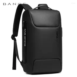 Backpack Ahetic Design Business Men Anti-theft Waterproof School Laptop Backpacks USB Charging Travel Bag