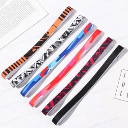 Yoga Antislip Elastic Headband Rubber Yoga Hair Bands For Women Men Running Fitness Sports Football Stretch Sweatband Candy Color