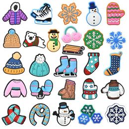 baby girl winter charms Anime charms wholesale childhood memories funny gift cartoon charms shoe accessories pvc decoration buckle soft rubber clog charms