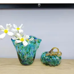 Vases Colourful Transparent Glass Vase Hydroponic Flower Pots Decorative Flowers Arrangement Desk Decoration Floral Modern Decor