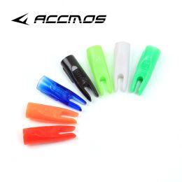 Arrow 100pcs Archery Arrow Nock 5/16" Fit For OD 8mm Conical Shape Wood Arrow Bamboo Arrow Shaft Outdoor Shooting Arrow Accessories