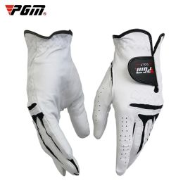 Gloves PGM Golf Gloves Men's Sheepskin Left/Right Hand Soft Breathable Nonslip Particle Accessories ST002