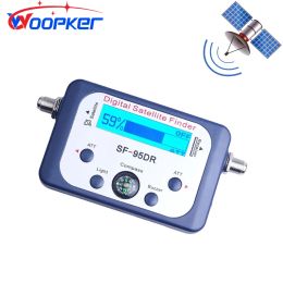 Receivers Woopker Digital Satfinder Satellite Finder Signal Meter Tester with LCD Display