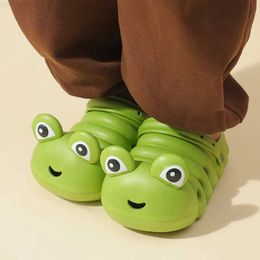 Slipper Children Garden Shoes Cute Cartoon Caterpillar Beach Sandals Babies Summer Slippers High Quality Kids Slippers Flip Shoes 2024L2404