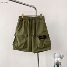 Stones Islandss Shorts Men's Shorts Mens Designer Pockets Work Five-piece Stone Shorts Womens Summer Sweat Multi-function Thigh Stones Islandss Shorts 3267