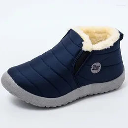 Casual Shoes Women Boots Lightweight Winter For Snow Waterproof Footwear Plus Size 47 Slip On Unisex Ankle