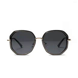 Sunglasses European American Style Women's Glasses For Sun Fashion Polygon Shape Women Vintage Retro Men