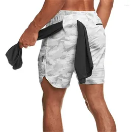 Men's Shorts Mens Mesh Breathable Running Sport Camouflage Gym Fitness Workout Bermuda Quick Dry Man Short Pants Pantalones Cortos