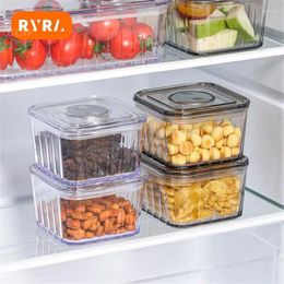 Storage Bottles Multicoloured Food Box High Temperature Resistance Refrigerator Household Kitchen Fruit Ps