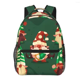 Backpack Teenagers Boy Christmas Gnomes Collection Casual Laptop Student School Bag