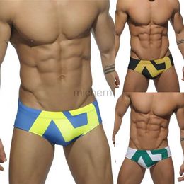 Men's Swimwear Terrific Swimming Shorts Beachwear Men Swimming Trunks Quick Dry Elastic All Match Men Swimwear d240424
